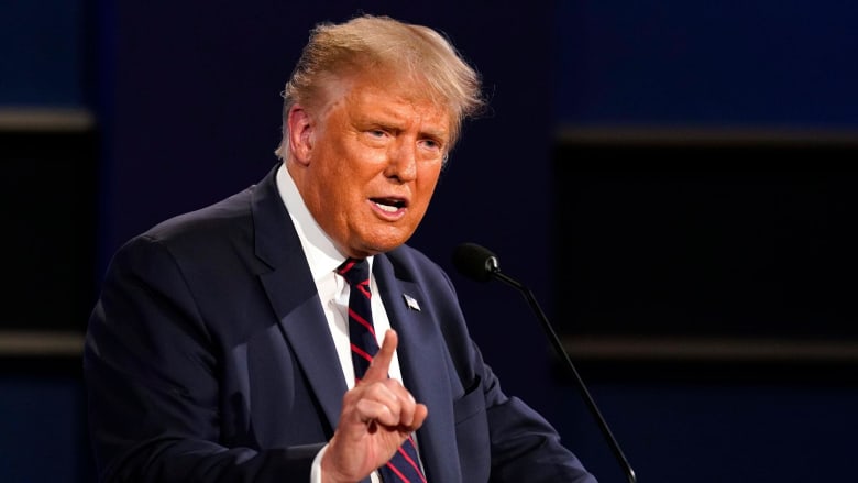 Trump does not condemn white supremacy, tells far right group Proud Boys to ‘stand by’