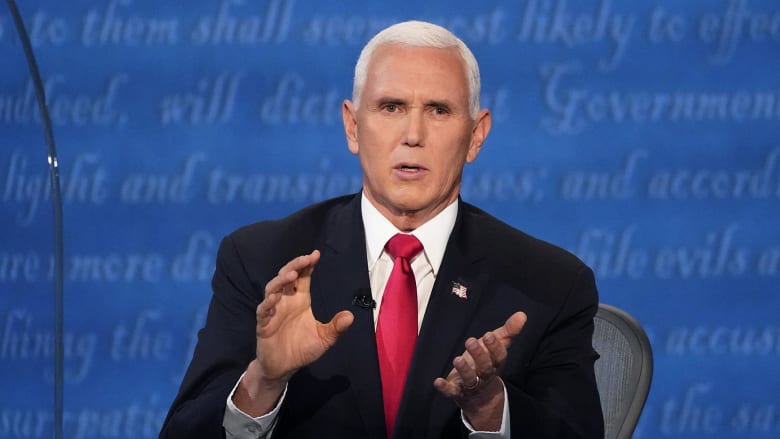 Pence congratulates Harris on the 'historic nature' of her nomination