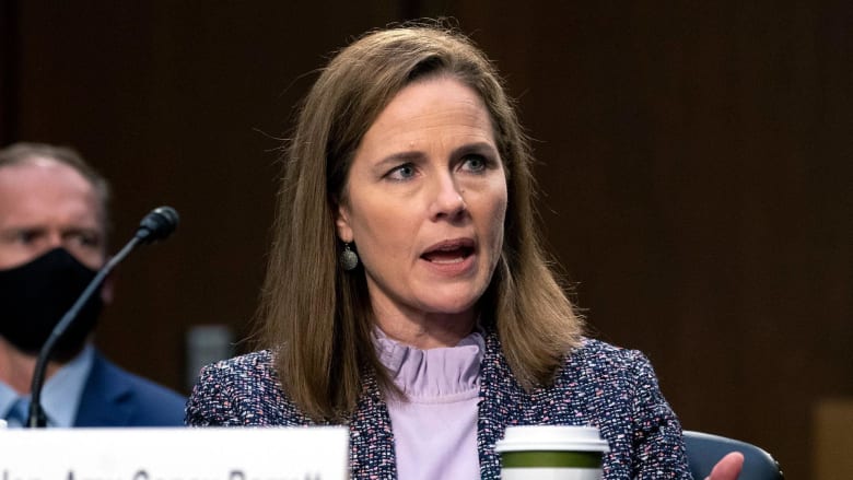 Barrett on climate change: ‘I will not express a view on a matter of public policy’
