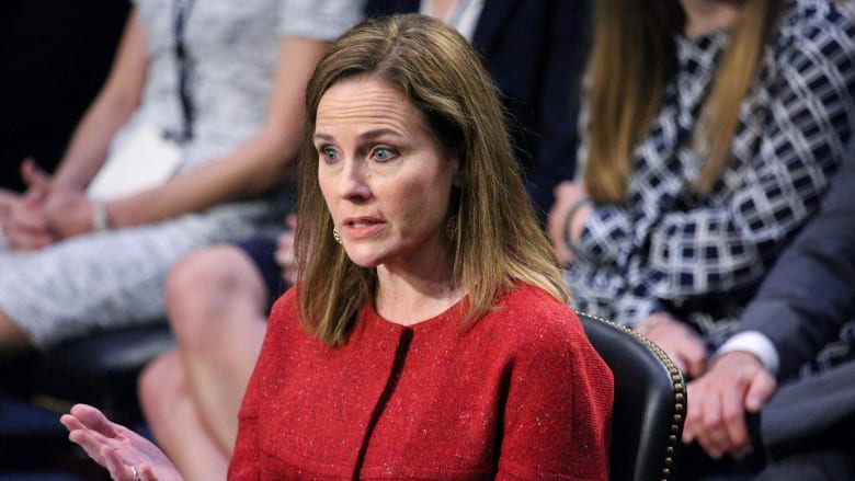 Barrett faces questions from senators on second day of hearing