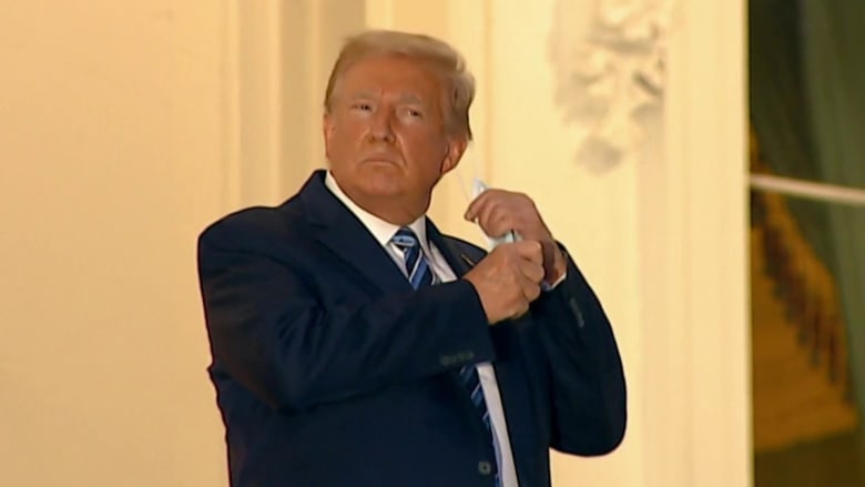 Trump returns to White House infected with COVID-19