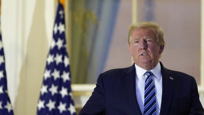 Trump returns to old talking points on the virus