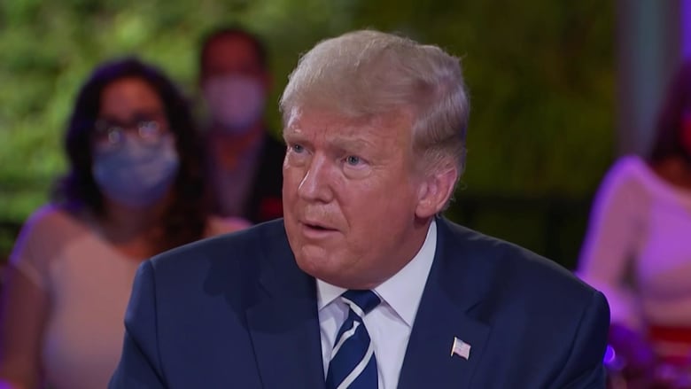 Trump questioned if his opinion on mask wearing changed after contracting Covid
