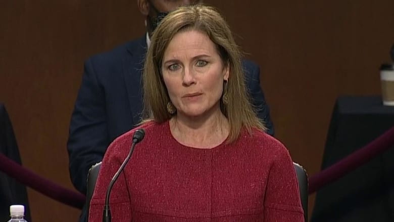 Barrett asked whether she would recuse herself from Obamacare case