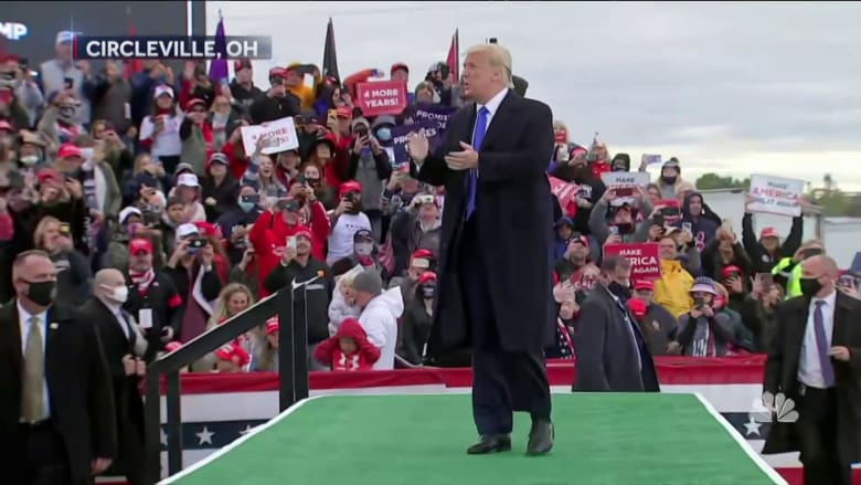 President Trump makes weekend swing through battleground states