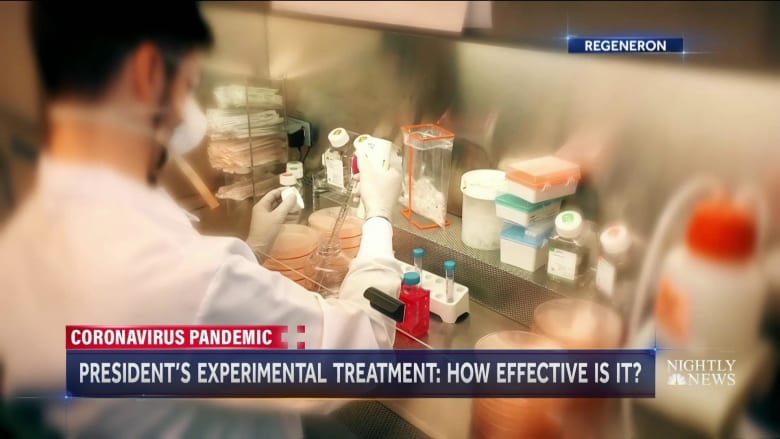 President Trump receives Regeneron’s “antibody cocktail” treatment
