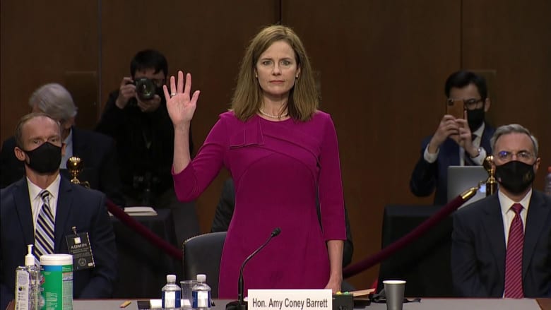Amy Coney Barrett set to face questions from senators Tuesday