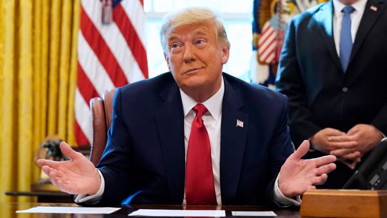‘Largest mask I’ve ever seen’: Trump mocks reporter for wearing face mask