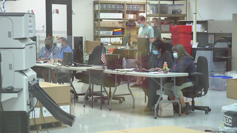 Inside a Maricopa County vote tabulation center in Arizona