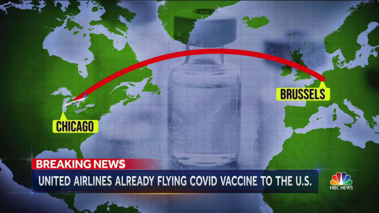 First doses of Pfizer’s Covid-19 vaccine on the move