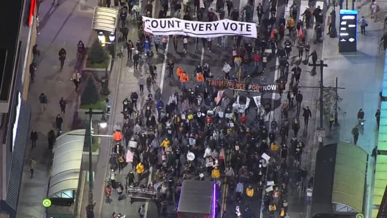 Count the vote protests held across U.S.