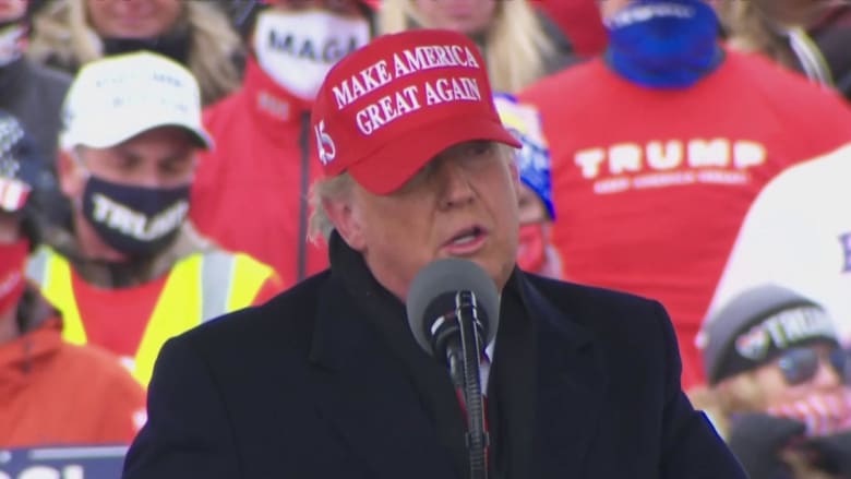 ‘Does anybody have a coat I can use?’ Trump laments Michigan weather at campaign rally