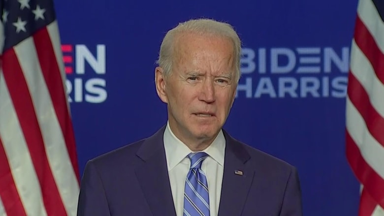 'Every vote must be counted': Biden delivers remarks as election results remain unclear