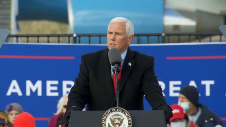 Pence claims Biden is 'talking about shutting down the economy'