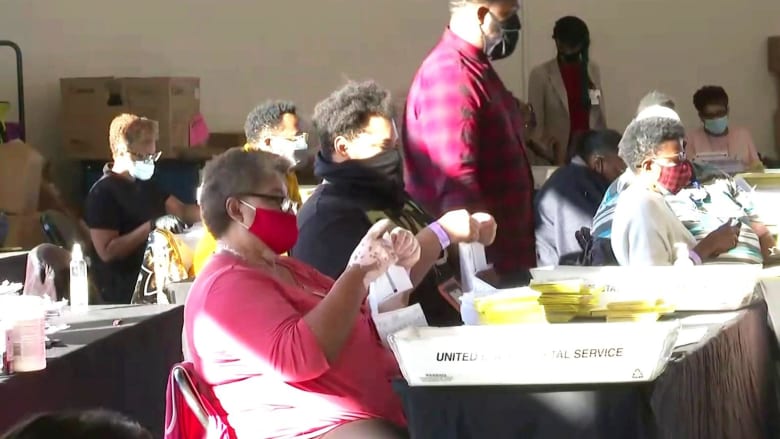 Georgia gets set for hand recount of presidential ballots