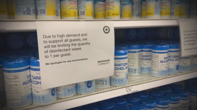 Cleaning supplies in short supply as Covid surges