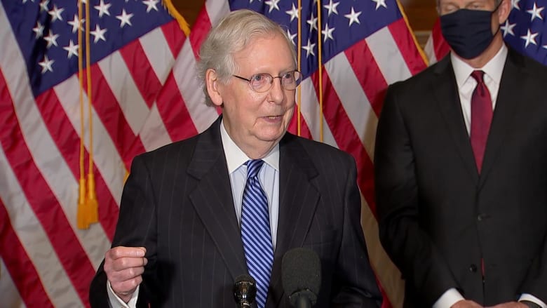 McConnell urges Congress to 'pass the things that we agree on' for Covid relief
