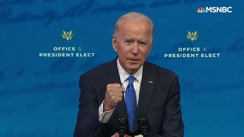 Biden addresses loved ones of 300,000 Americans who have died of Covid-19