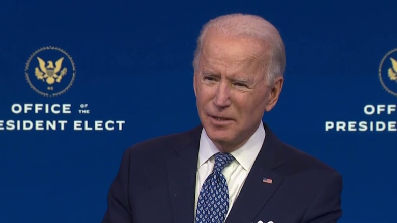 Biden assures his Covid relief plan will include more stimulus checks