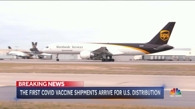 Planes carrying Covid vaccine depart Michigan