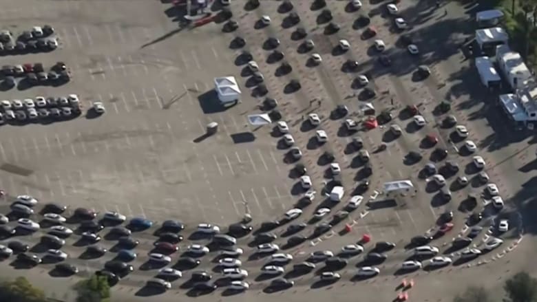 Some Covid testing sites see long lines ahead of holidays