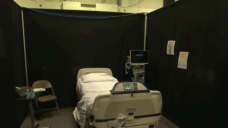Massachusetts reopens Covid field hospital, first time since June