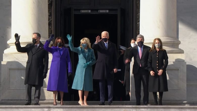 President-elect Biden arrives at the Capitol for his inauguration