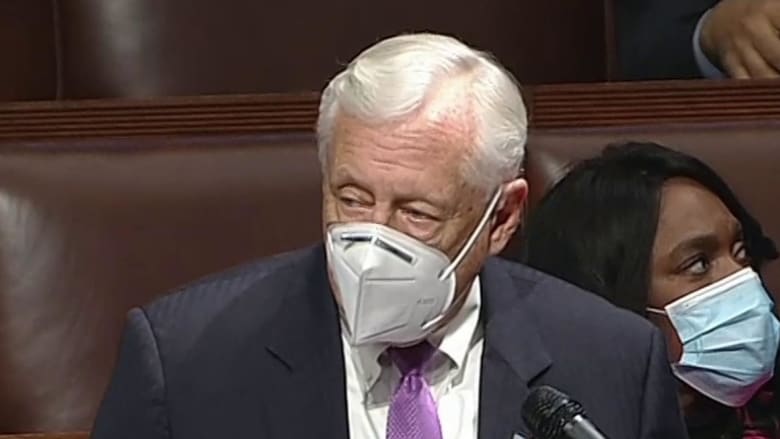 Hoyer hopes Trump will urge supporters to remain peaceful following second impeachment