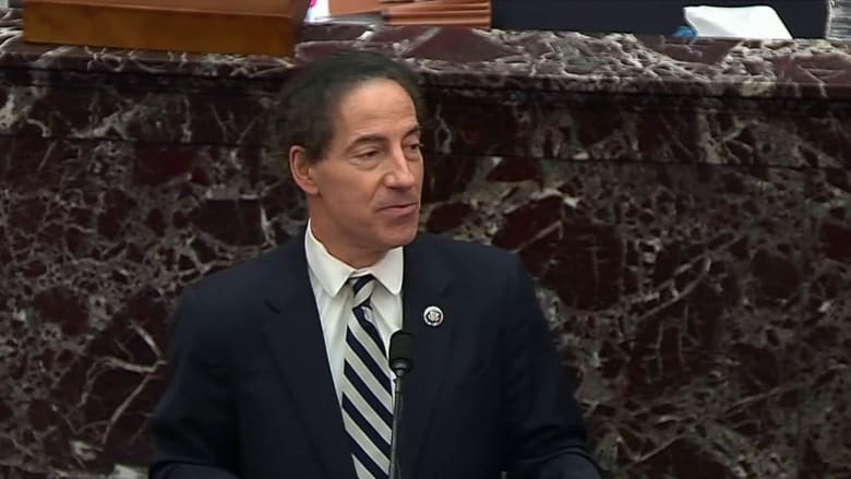Raskin warns acquitting Trump would 'set a new terrible standard for presidential misconduct'