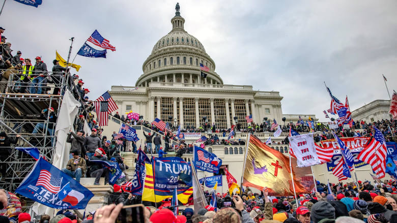 House impeachment managers play video of Capitol riot during impeachment trial