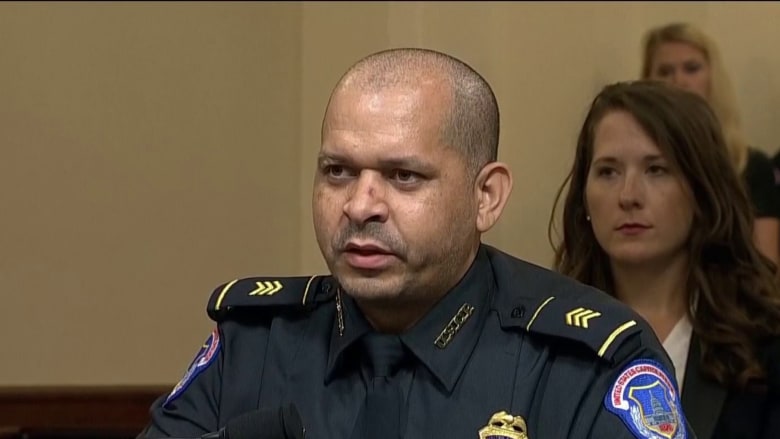 Officer Gonell on Trump's comments about rioters: 'I'm still recovering from those hugs and kisses'