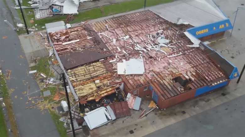 Watch: Drone footage shows damage caused by Hurricane Ida in Lafourche Parish, Louisiana