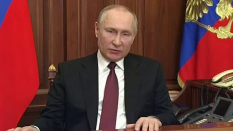 How Putin is attempting to control the narrative after attacking Ukraine