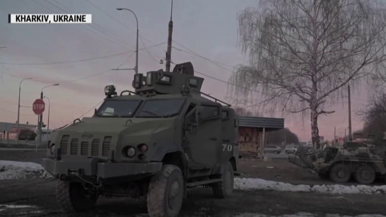 Russian tanks reportedly outside Kharkiv, Kyiv