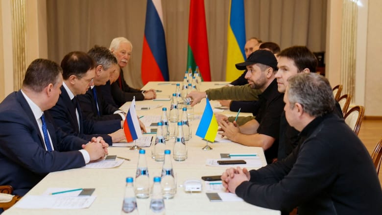 Massive explosion heard from Kyiv after Ukraine officials push for cease-fire in talks with Russia