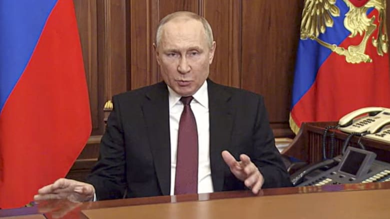 President Putin announces military operations in eastern Ukraine