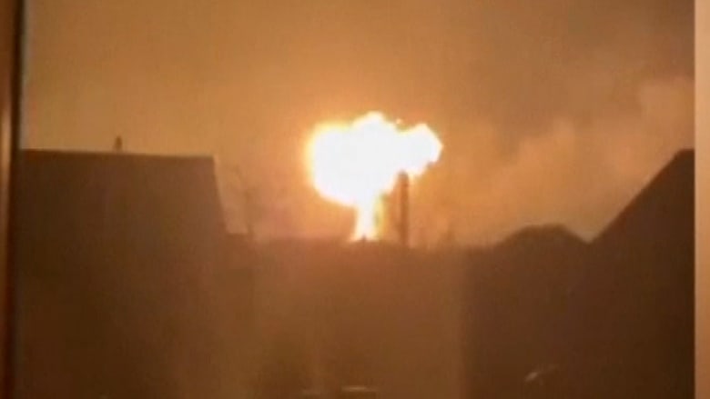 Raging fires tell a story of Russia's attack on Ukraine