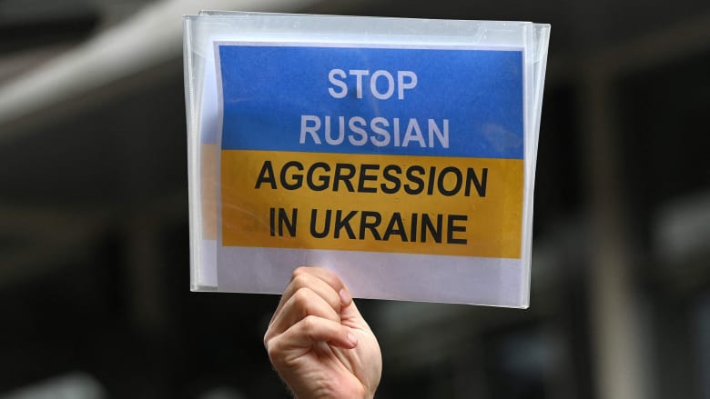 Demonstrations supporting Ukraine, condemning Russia, held around the world