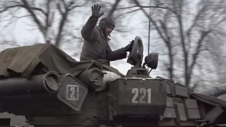 Russia TV report shows 'Luhansk People's Republic troops advance'