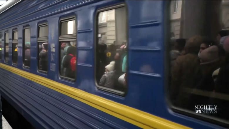 Ukraine’s rail system a lifeline for refugees fleeing war with Russia