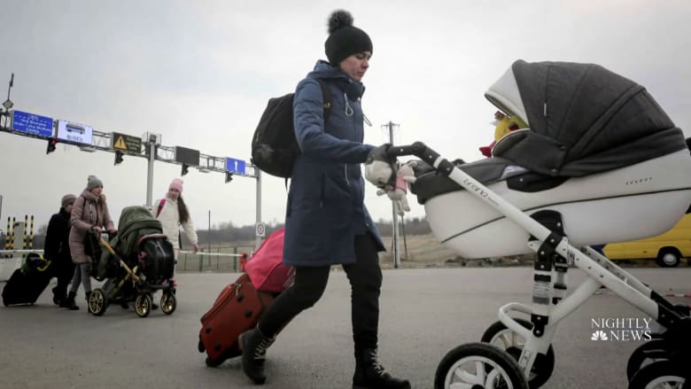 Ukrainian women showing strength and resolve during crisis