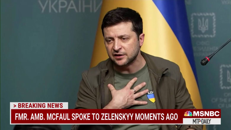 McFaul speaks with Zelenskyy, says Ukrainians are surprised by NATO’s MiG decision