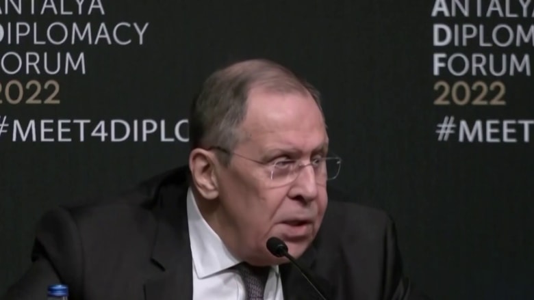 Russian foreign minister denies invading Ukraine as high-level talks fail to secure ceasefire