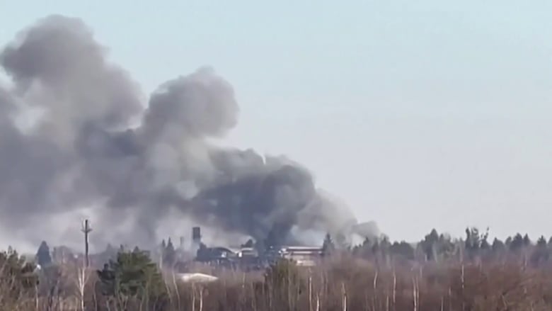 Russian missiles hit aircraft repair plant in Lviv, Ukraine