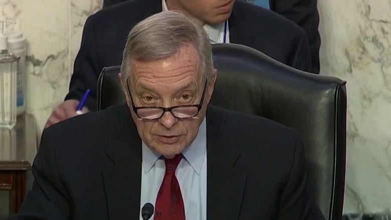 Durbin refutes Cornyn's claims that Judge Jackson called Bush, Rumsfeld 'war criminals'