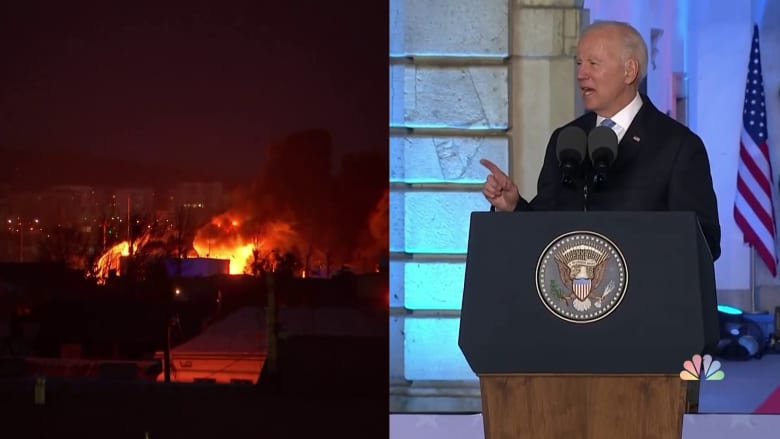Biden delivers a brazen challenge to Putin