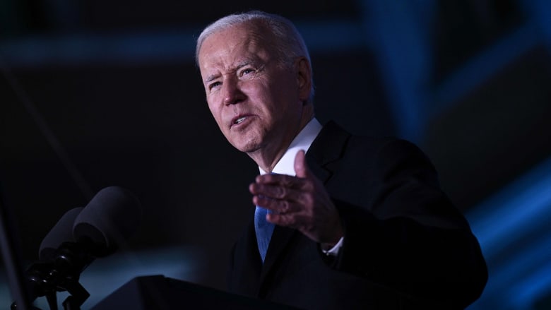 Biden says Putin ‘cannot remain in power’ in surprising Warsaw speech