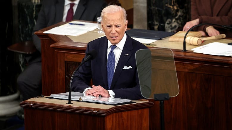 Biden praises 'fearlessness' of Ukrainians amid Russian invasion during State of the Union
