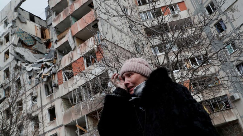 'What are we guilty of?' tearful Mariupol resident asks
