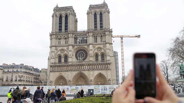 Watch: Notre Dame bell tolls in Paris for peace in Ukraine